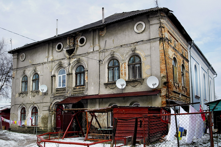 Große Synagoge in Busk, Galizien in der Ukraine  Foto: Christian Herrmann
